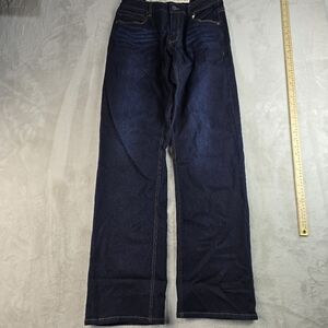 NWT Barbell Apparel Mens Denim Jeans Size 28x34 Straight Leg Dark Wash Pants